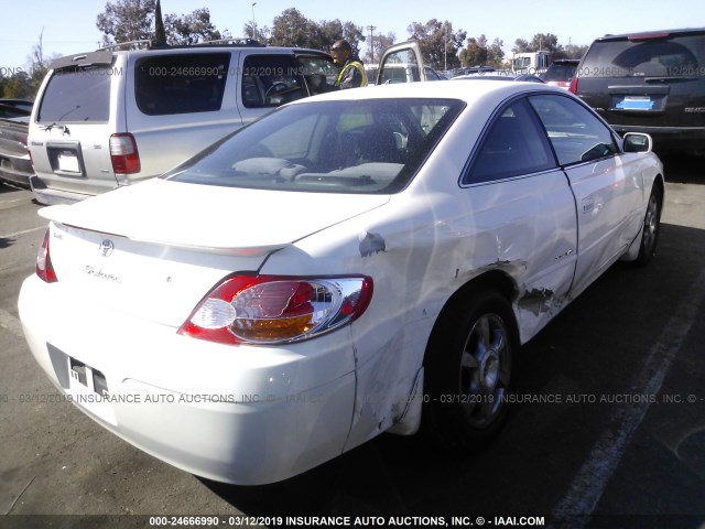 2T1CF22P93C610927 - 2003 TOYOTA CAMRY SOLARA SE/SLE WHITE photo 4