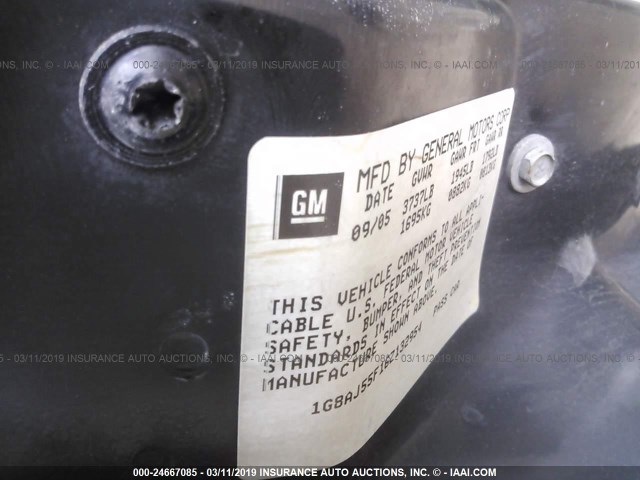 1G8AJ55F16Z132954 - 2006 SATURN ION LEVEL 2 银色 照片 9