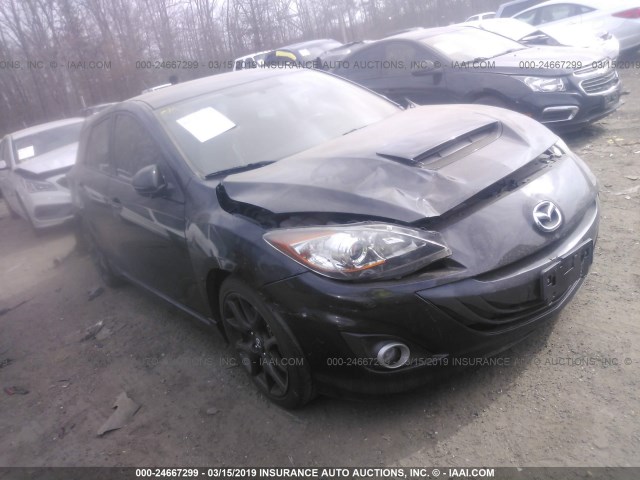 JM1BL1L45D1820479 - 2013 MAZDA SPEED 3 BLACK photo 1