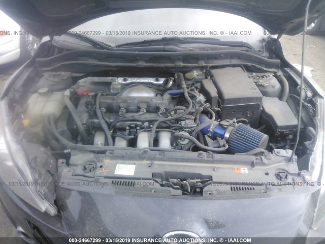 JM1BL1L45D1820479 - 2013 MAZDA SPEED 3 BLACK photo 10