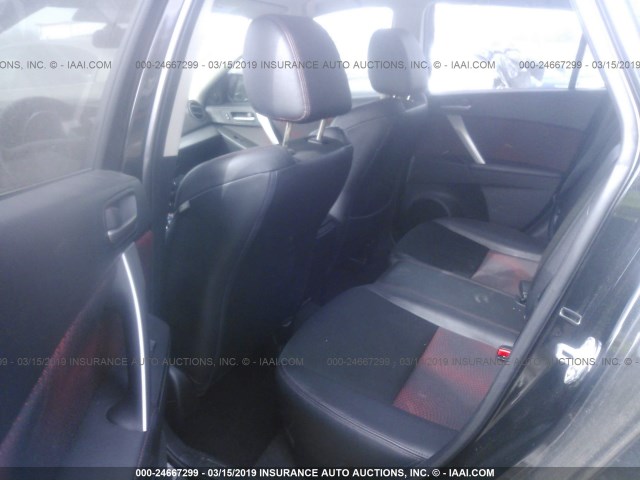JM1BL1L45D1820479 - 2013 MAZDA SPEED 3 BLACK photo 8