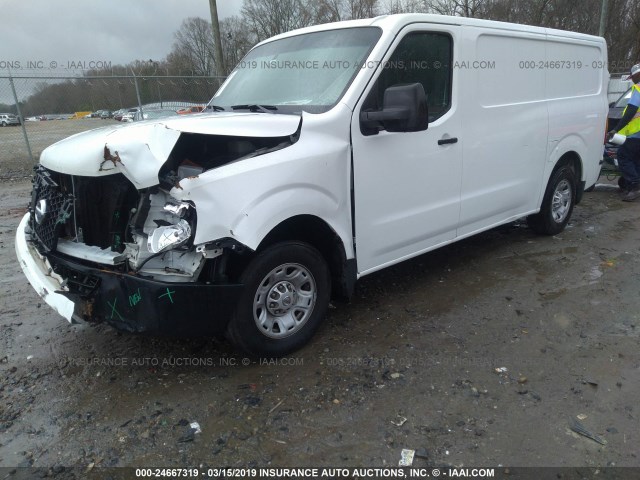 1N6BF0KL4EN108627 - 2014 NISSAN NV 1500/2500 WHITE photo 2