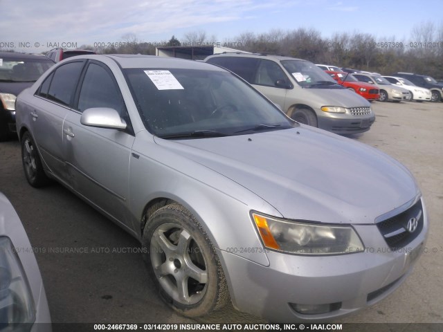 5NPEU46F97H244949 - 2007 HYUNDAI SONATA SE/LIMITED SILVER photo 1