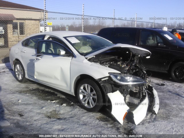 1C3CCCAB3GN174538 - 2016 CHRYSLER 200 LIMITED WHITE photo 1