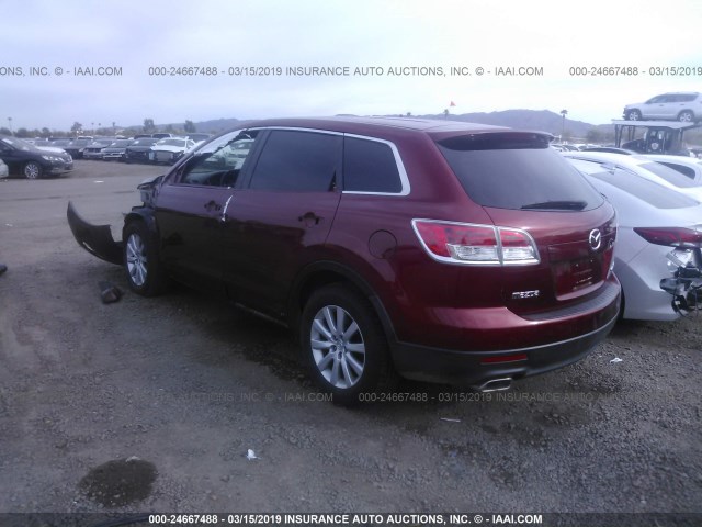 JM3TB28C470111797 - 2007 MAZDA CX-9 RED photo 3