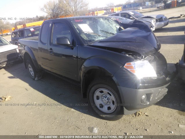 1N6BD0CT6JN733142 - 2018 NISSAN FRONTIER S/SV BLACK photo 1