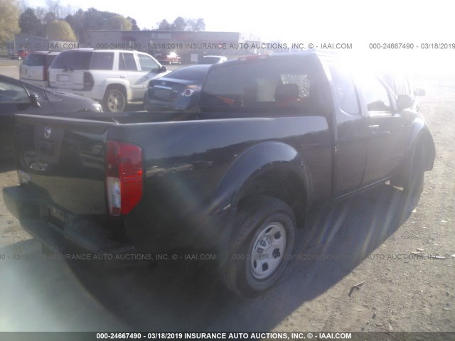 1N6BD0CT6JN733142 - 2018 NISSAN FRONTIER S/SV BLACK photo 4