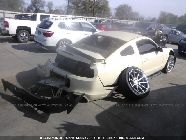 1ZVBP8CF8E5288506 - 2014 FORD MUSTANG GT CREAM photo 4