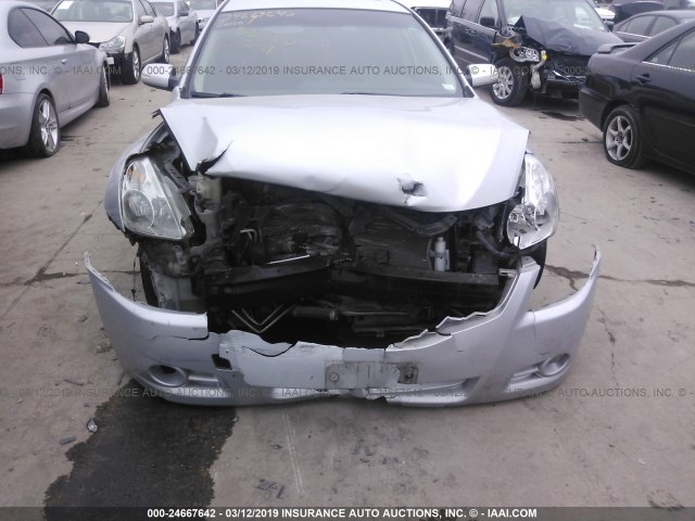 1N4BL2AP2AN521075 - 2010 NISSAN ALTIMA SR SILVER photo 6