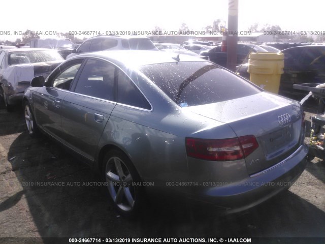 WAUAKAFB4AN017799 - 2010 AUDI A6 PREMIUM BLUE photo 3