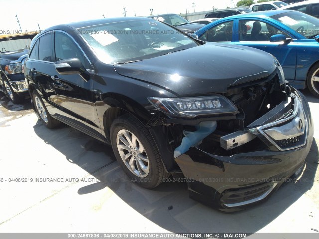 5J8TB3H38HL007944 - 2017 ACURA RDX BLACK photo 1