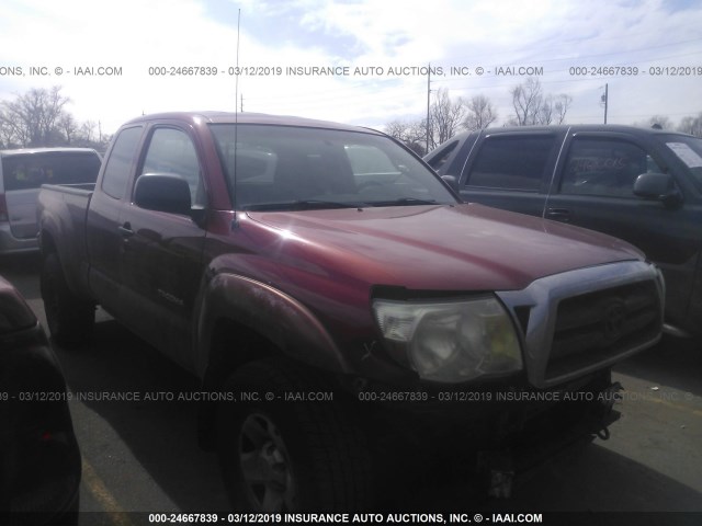 5TEUX42N35Z120640 - 2005 TOYOTA TACOMA ACCESS CAB წითელი ფოტო 1