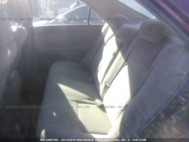 4T1BE32K13U233047 - 2003 TOYOTA CAMRY LE/XLE/SE RED photo 8