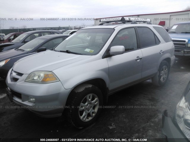 2HNYD18944H542259 - 2004 ACURA MDX TOURING SILVER photo 2