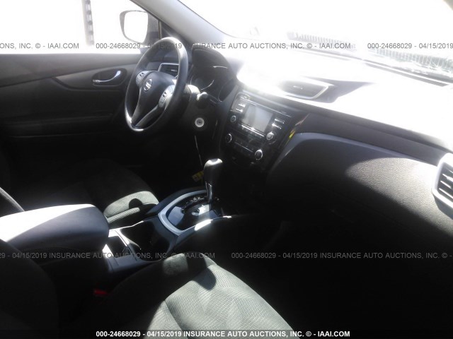 JN8AT2MV5GW139291 - 2016 NISSAN ROGUE S/SL/SV GRAY photo 5