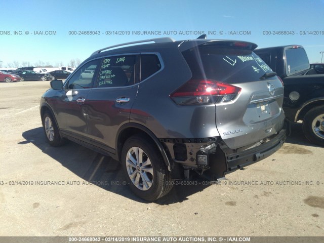 JN8AT2MT4JW467002 - 2018 NISSAN ROGUE S/SL/SV GRAY photo 3