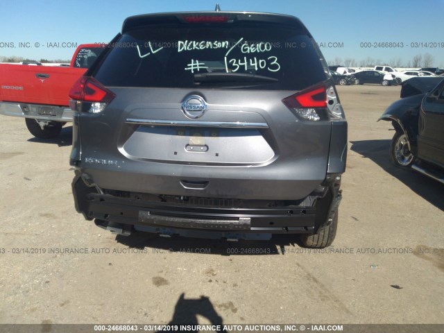 JN8AT2MT4JW467002 - 2018 NISSAN ROGUE S/SL/SV GRAY photo 6