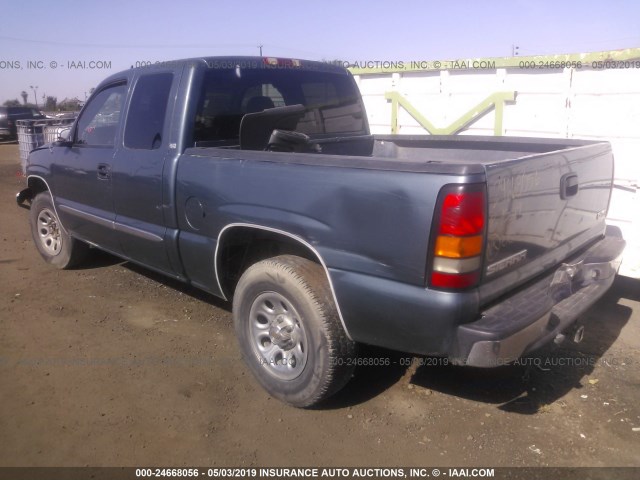 1GTEC19T96Z158549 - 2006 GMC NEW SIERRA C1500 BLUE photo 3