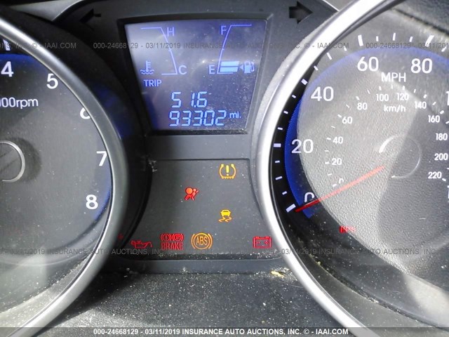 KM8JU3AC3BU207122 - 2011 HYUNDAI TUCSON GLS/LIMITED 银色 照片 7