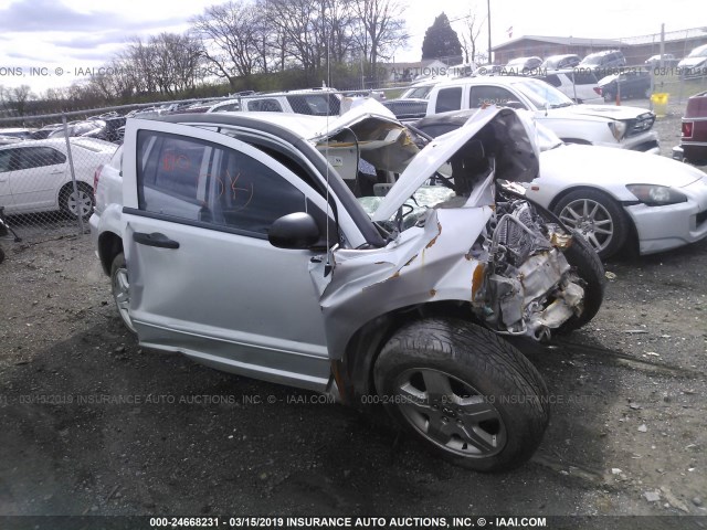 1B3HB48B78D685386 - 2008 DODGE CALIBER SXT SILVER photo 1