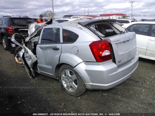 1B3HB48B78D685386 - 2008 DODGE CALIBER SXT SILVER photo 3