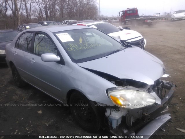 1NXBR32E05Z366786 - 2005 TOYOTA COROLLA CE/LE/S SILVER photo 1