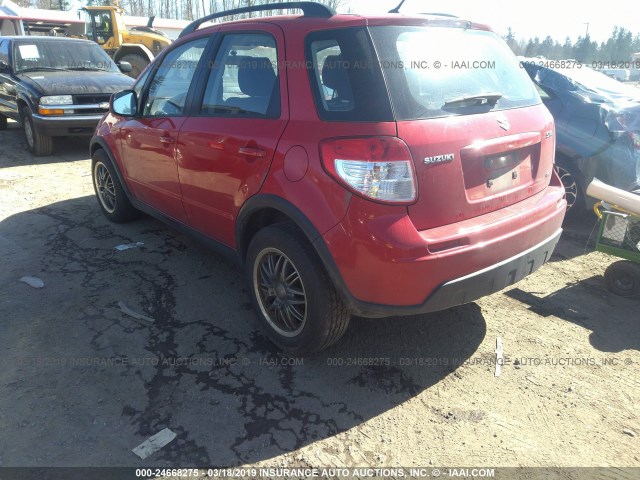 JS2YB5A30B6301909 - 2011 SUZUKI SX4 RED photo 3