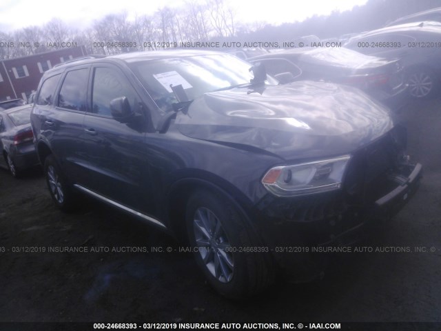 1C4RDJAG3JC187330 - 2018 DODGE DURANGO SXT GRAY photo 1