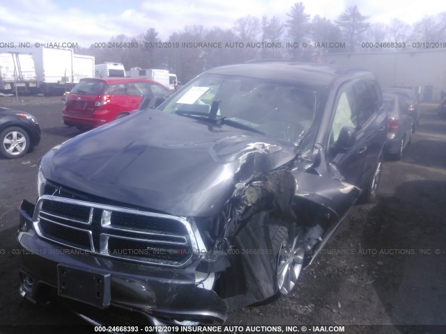 1C4RDJAG3JC187330 - 2018 DODGE DURANGO SXT GRAY photo 2