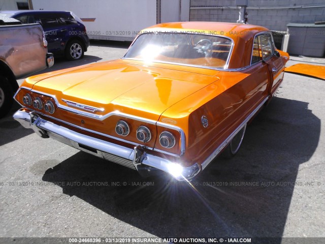 31847L151458 - 1963 CHEVROLET IMPALA ORANGE photo 4