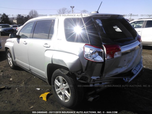 2GKALMEK2G6320603 - 2016 GMC TERRAIN SLE SILVER photo 3