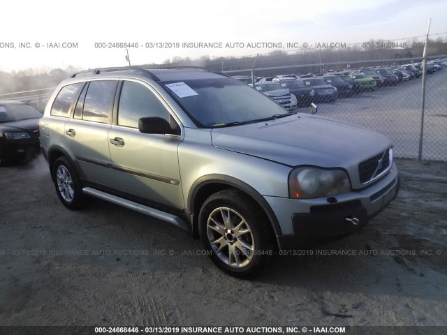 YV1CZ91H341059274 - 2004 VOLVO XC90 T6 SILVER photo 1