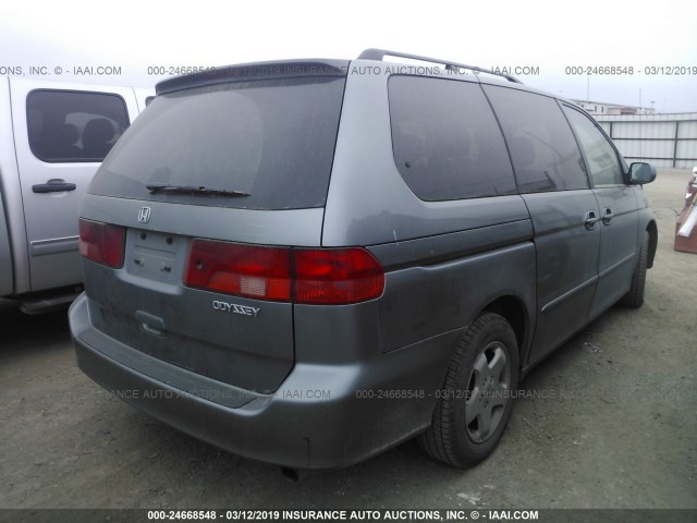 2HKRL18661H566908 - 2001 HONDA ODYSSEY EX GREEN photo 4