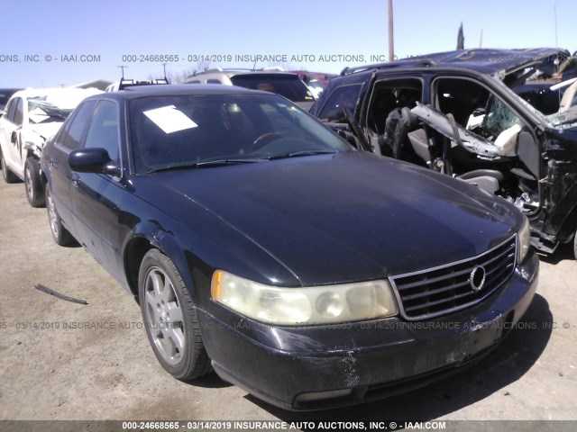 1G6KY5499YU273792 - 2000 CADILLAC SEVILLE STS BLACK photo 1