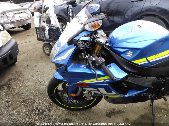 JS1GR7MA7J2101598 - 2018 SUZUKI GSX-R750 BLUE photo 5