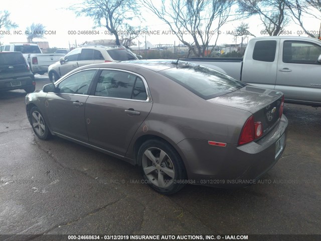 1G1ZC5E19BF246857 - 2011 CHEVROLET MALIBU 1LT ყავისფერი ფოტო 3
