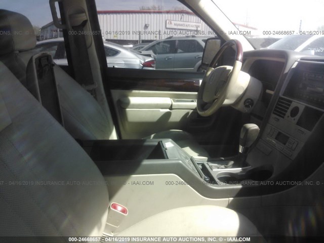 5LMEU88H74ZJ38390 - 2004 LINCOLN AVIATOR 蓝色 照片 5