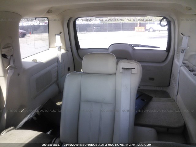 5LMEU88H74ZJ38390 - 2004 LINCOLN AVIATOR 蓝色 照片 8