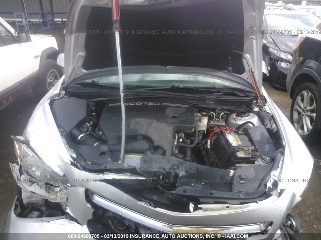 1G1ZH57B29F136203 - 2009 CHEVROLET MALIBU 1LT 灰色 照片 10