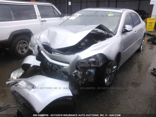 1G1ZH57B29F136203 - 2009 CHEVROLET MALIBU 1LT 灰色 照片 2