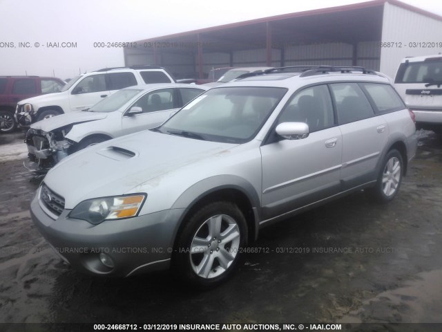 4S4BP67CX56325164 - 2005 SUBARU LEGACY OUTBACK 2.5 XT LIMITED SILVER photo 2