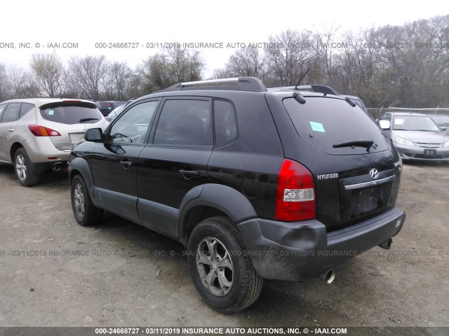 KM8JN12D69U935357 - 2009 HYUNDAI TUCSON SE/LIMITED BLACK photo 3