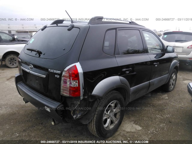 KM8JN12D69U935357 - 2009 HYUNDAI TUCSON SE/LIMITED BLACK photo 4