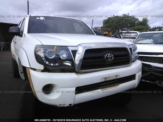 5TELU42N16Z210195 - 2006 TOYOTA TACOMA DOUBLE CAB 白色 照片 1
