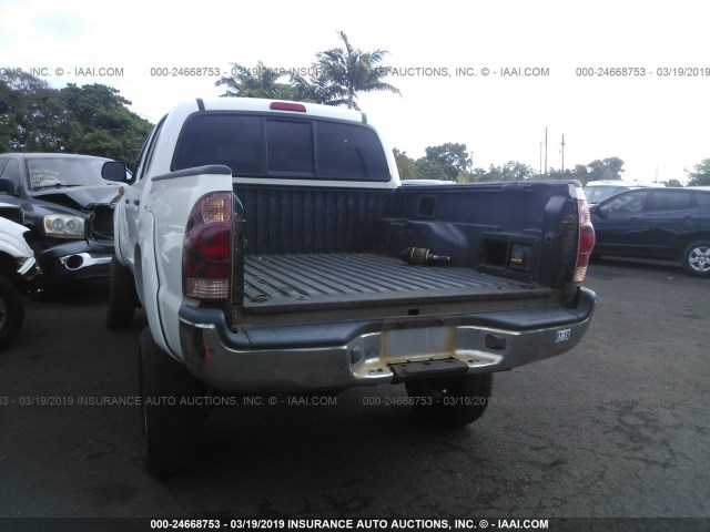 5TELU42N16Z210195 - 2006 TOYOTA TACOMA DOUBLE CAB 白色 照片 3