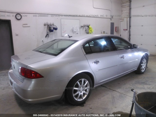 1G4HD57258U132845 - 2008 BUICK LUCERNE CXL SILVER photo 4