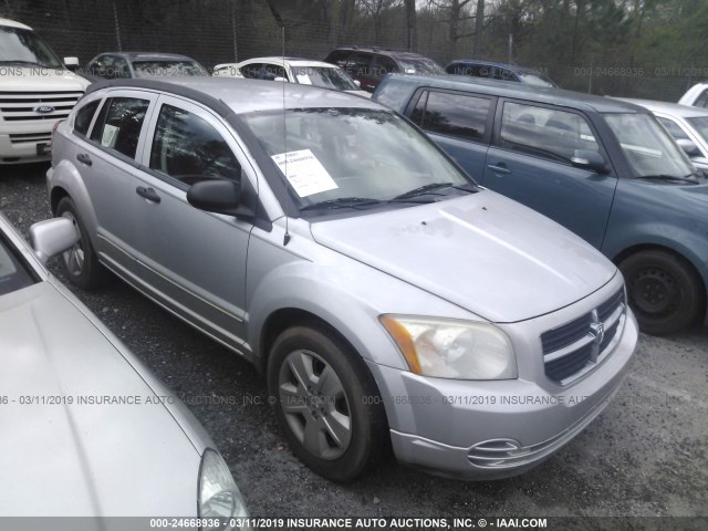 1B3HB48B77D528696 - 2007 DODGE CALIBER SXT SILVER photo 1