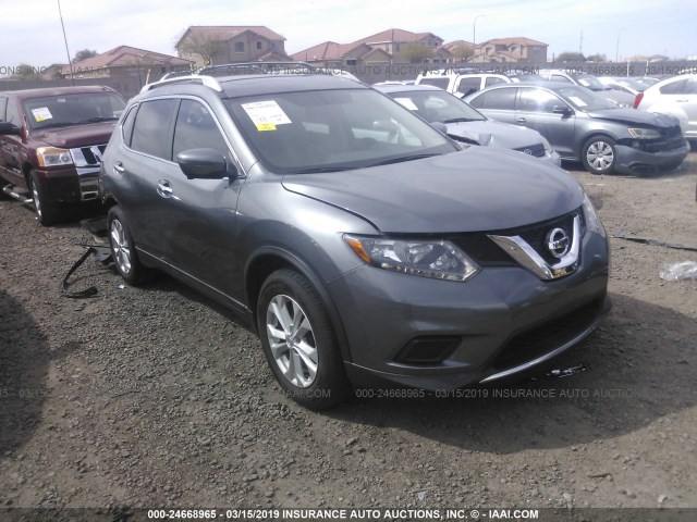 5N1AT2MT2GC875192 - 2016 NISSAN ROGUE S/SL/SV SILVER photo 1