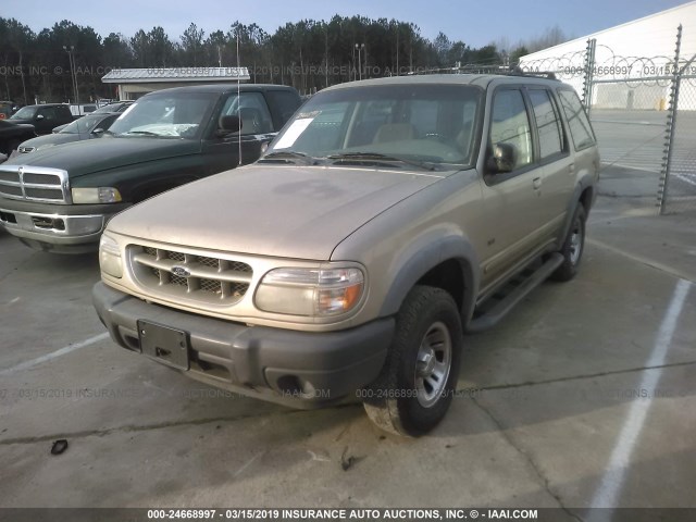 1FMDU62X7YZB04328 - 2000 FORD EXPLORER XLS TAN photo 2