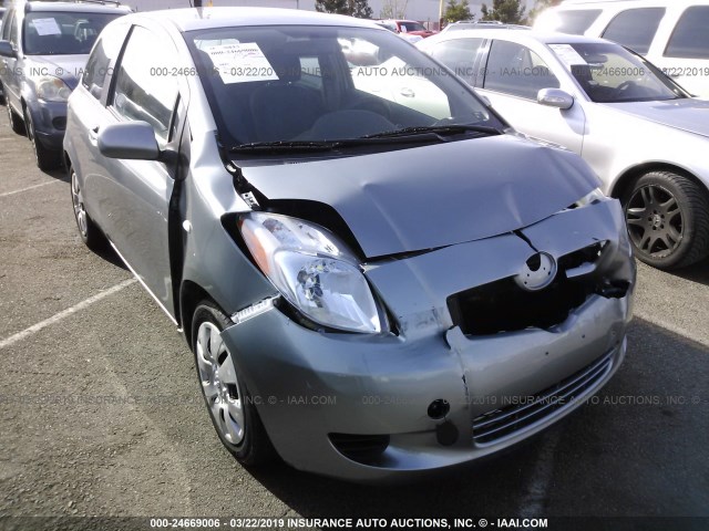 JTDJT923175110978 - 2007 TOYOTA YARIS SILVER photo 1